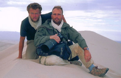 Photographie de Thomas Goisque et Sylvain Tesson